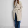 Uunnværlig trenchcoat med belte