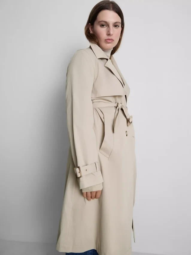 Uunnværlig trenchcoat med belte