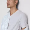 V-hals, slim-fit stretch-T-skjorte