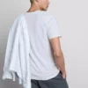 V-hals, slim-fit stretch-T-skjorte