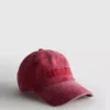 Vasket baseballcap med broderi