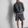 Vasket shorts med elastikk