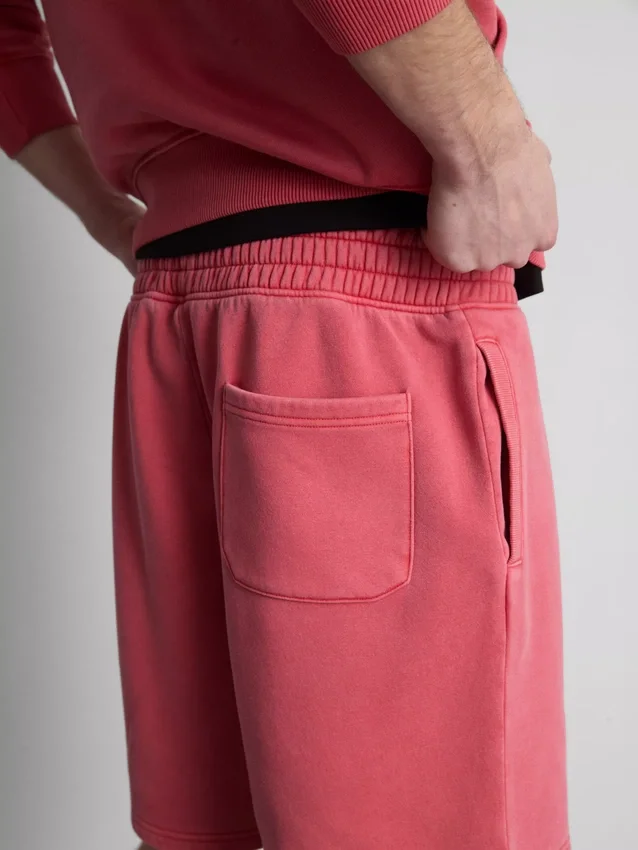 Vasket shorts med elastikk
