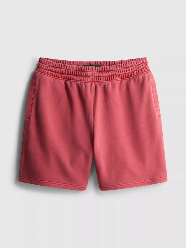 Vasket shorts med elastikk