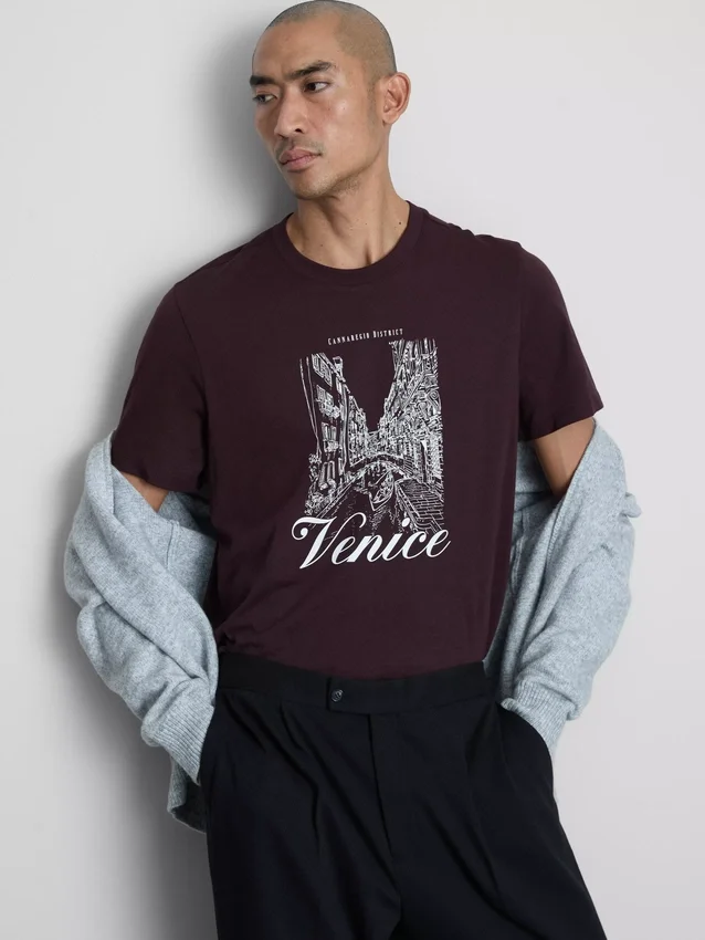 Venice kortærmet T-skjorte