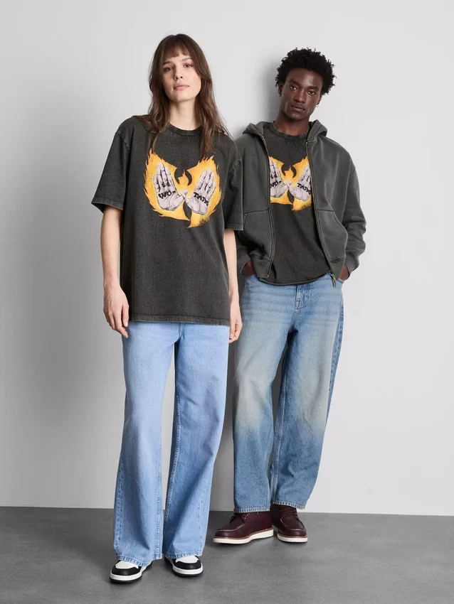 Wu Tang Clan kortærmet T-skjorte