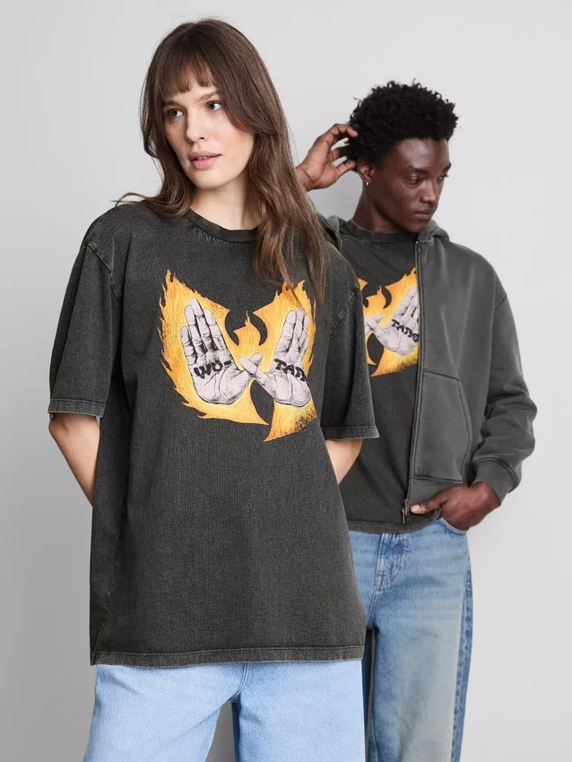 Wu Tang Clan kortærmet T-skjorte