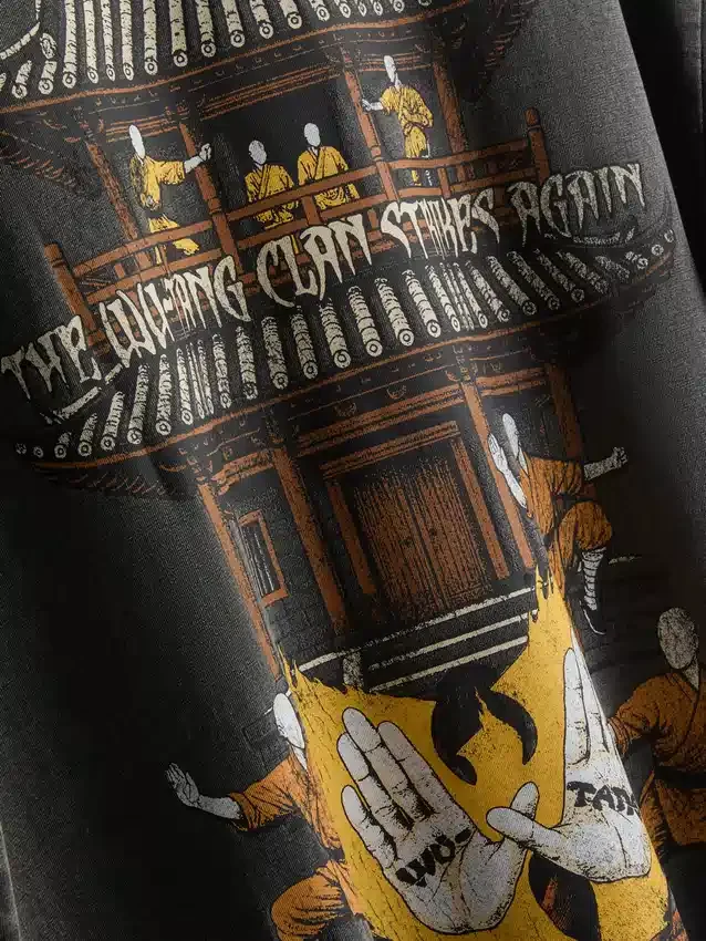 Wu Tang Clan kortærmet T-skjorte