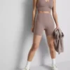 Yogashorts med høy midje