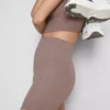 Yogashorts med høy midje