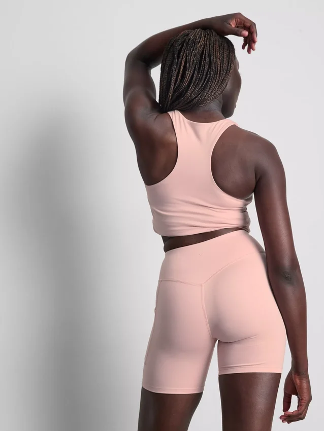 Yogashorts med høy midje