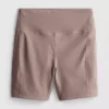 Yogashorts med høy midje