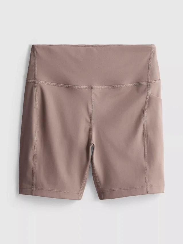 Yogashorts med høy midje