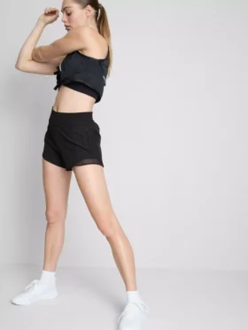 Ytelshorts med mesh-paneler