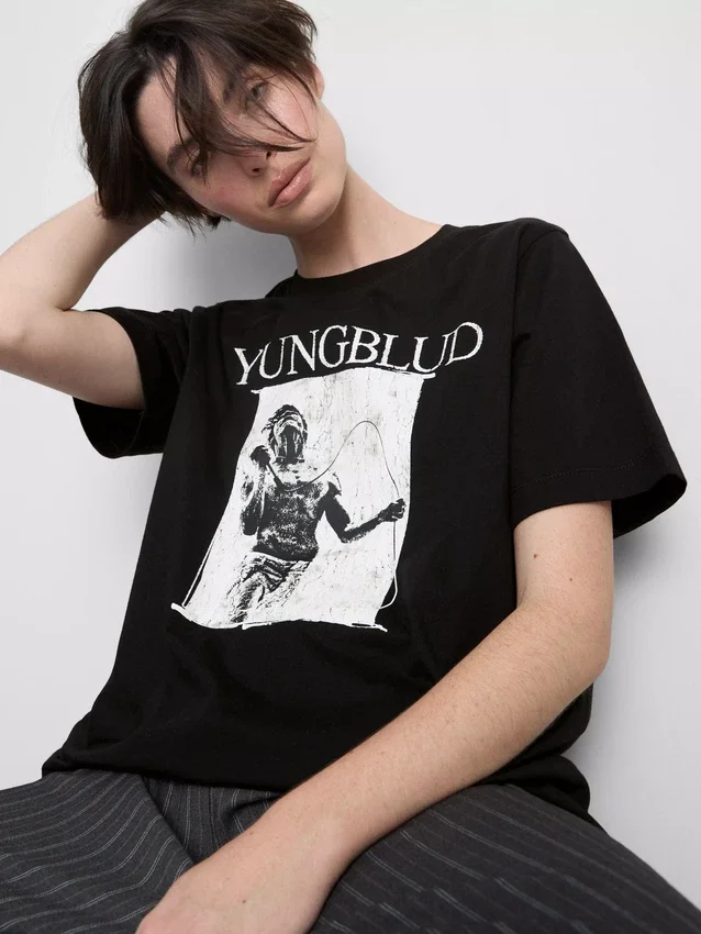 Yungblud kortærmet T-skjorte med grafikk